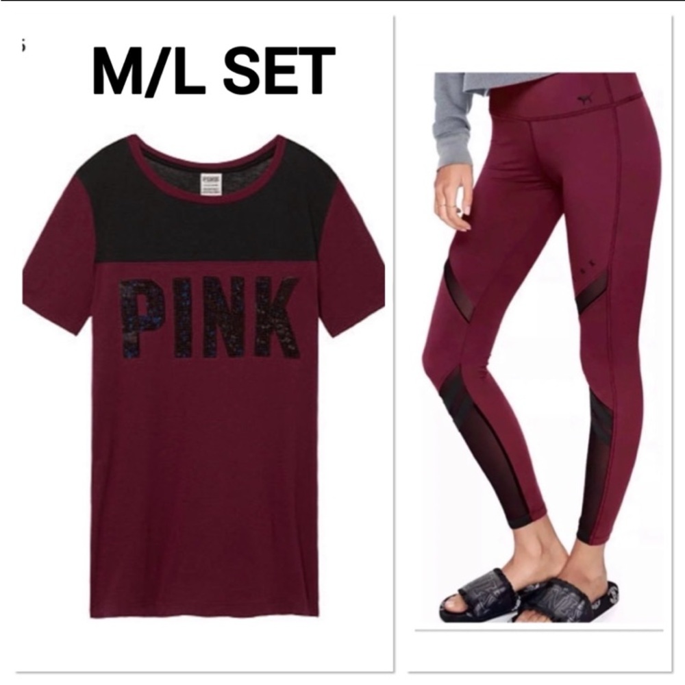 NWT VS PINK M/L BLING ULTIMATE SET